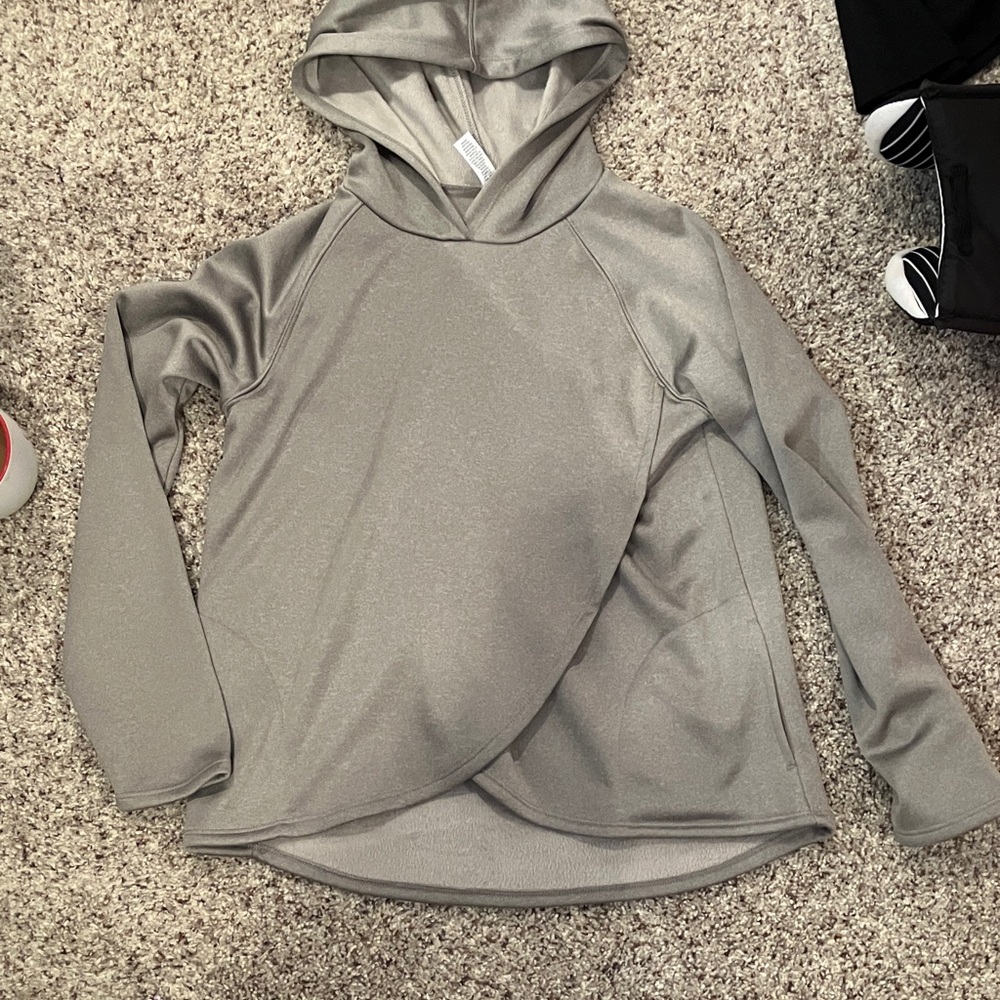 Ideology Gray Girls Hoodie Size XL